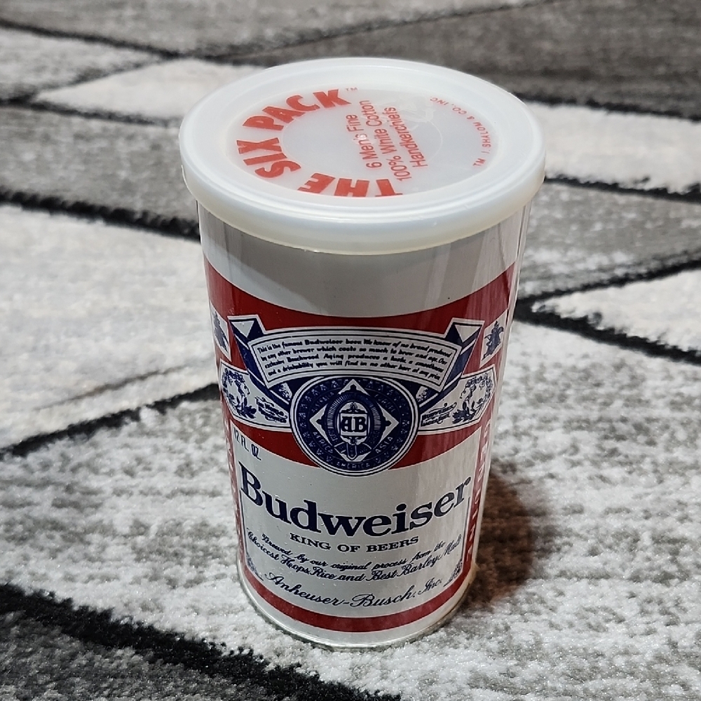 VINTAGE BUDWEISER COLLECTIBLE TIN CAN